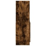 vidaXL Dulap înalt, stejar fumuriu, 63x33x100 cm, lemn prelucrat vidaXL Dulap înalt, stejar fumuriu, 63x33x100 cm, lemn prelucrat