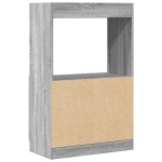vidaXL Dulap înalt, gri sonoma, 63x33x100 cm, lemn prelucrat vidaXL Dulap înalt, gri sonoma, 63x33x100 cm, lemn prelucrat