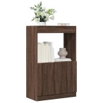 vidaXL Dulap înalt, stejar maro, 63x33x100 cm, lemn prelucrat vidaXL Dulap înalt, stejar maro, 63x33x100 cm, lemn prelucrat