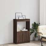 vidaXL Dulap înalt, stejar maro, 63x33x100 cm, lemn prelucrat vidaXL Dulap înalt, stejar maro, 63x33x100 cm, lemn prelucrat