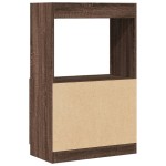 vidaXL Dulap înalt, stejar maro, 63x33x100 cm, lemn prelucrat vidaXL Dulap înalt, stejar maro, 63x33x100 cm, lemn prelucrat