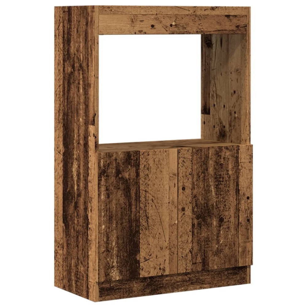 vidaXL Dulap înalt, lemn vechi, 63x33x100 cm, lemn prelucrat