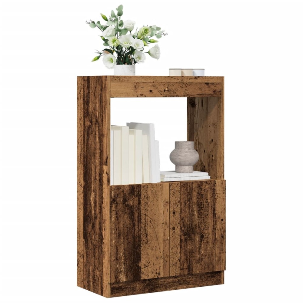 vidaXL Dulap înalt, lemn vechi, 63x33x100 cm, lemn prelucrat