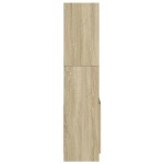 vidaXL Dulap înalt, stejar sonoma, 63x33x140 cm, lemn prelucrat vidaXL Dulap înalt, stejar sonoma, 63x33x140 cm, lemn prelucrat