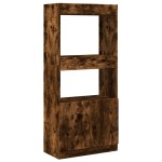 vidaXL Dulap înalt, stejar fumuriu, 63x33x140 cm, lemn prelucrat vidaXL Dulap înalt, stejar fumuriu, 63x33x140 cm, lemn prelucrat