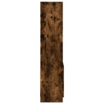 vidaXL Dulap înalt, stejar fumuriu, 63x33x140 cm, lemn prelucrat vidaXL Dulap înalt, stejar fumuriu, 63x33x140 cm, lemn prelucrat