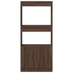 vidaXL Dulap înalt, stejar maro, 63x33x140 cm, lemn prelucrat vidaXL Dulap înalt, stejar maro, 63x33x140 cm, lemn prelucrat