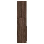 vidaXL Dulap înalt, stejar maro, 63x33x140 cm, lemn prelucrat vidaXL Dulap înalt, stejar maro, 63x33x140 cm, lemn prelucrat