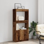 vidaXL Dulap înalt, lemn vechi, 63x33x140 cm, lemn prelucrat vidaXL Dulap înalt, lemn vechi, 63x33x140 cm, lemn prelucrat