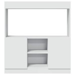 vidaXL Dulap înalt, alb, 92x33x100 cm, lemn prelucrat vidaXL Dulap înalt, alb, 92x33x100 cm, lemn prelucrat