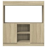 vidaXL Dulap înalt, stejar sonoma, 92x33x100 cm, lemn prelucrat vidaXL Dulap înalt, stejar sonoma, 92x33x100 cm, lemn prelucrat