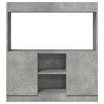 vidaXL Dulap înalt, gri beton, 92x33x100 cm, lemn prelucrat vidaXL Dulap înalt, gri beton, 92x33x100 cm, lemn prelucrat