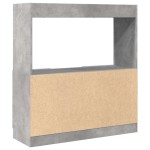 vidaXL Dulap înalt, gri beton, 92x33x100 cm, lemn prelucrat vidaXL Dulap înalt, gri beton, 92x33x100 cm, lemn prelucrat