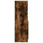 vidaXL Dulap înalt, stejar fumuriu, 92x33x100 cm, lemn prelucrat vidaXL Dulap înalt, stejar fumuriu, 92x33x100 cm, lemn prelucrat