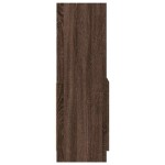 vidaXL Dulap înalt, stejar maro, 92x33x100 cm, lemn prelucrat vidaXL Dulap înalt, stejar maro, 92x33x100 cm, lemn prelucrat