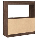 vidaXL Dulap înalt, stejar maro, 92x33x100 cm, lemn prelucrat vidaXL Dulap înalt, stejar maro, 92x33x100 cm, lemn prelucrat