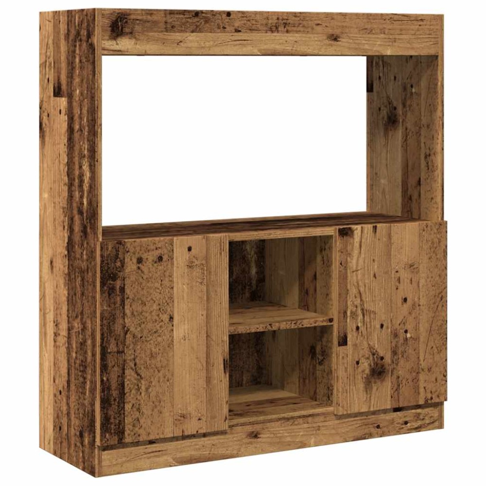 vidaXL Dulap înalt, lemn vechi, 92x33x100 cm, lemn prelucrat
