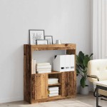 vidaXL Dulap înalt, lemn vechi, 92x33x100 cm, lemn prelucrat vidaXL Dulap înalt, lemn vechi, 92x33x100 cm, lemn prelucrat
