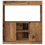vidaXL Dulap înalt, lemn vechi, 92x33x100 cm, lemn prelucrat vidaXL Dulap înalt, lemn vechi, 92x33x100 cm, lemn prelucrat
