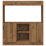 vidaXL Dulap înalt, stejar artizanal, 92x33x100 cm, lemn prelucrat vidaXL Dulap înalt, stejar artizanal, 92x33x100 cm, lemn prelucrat