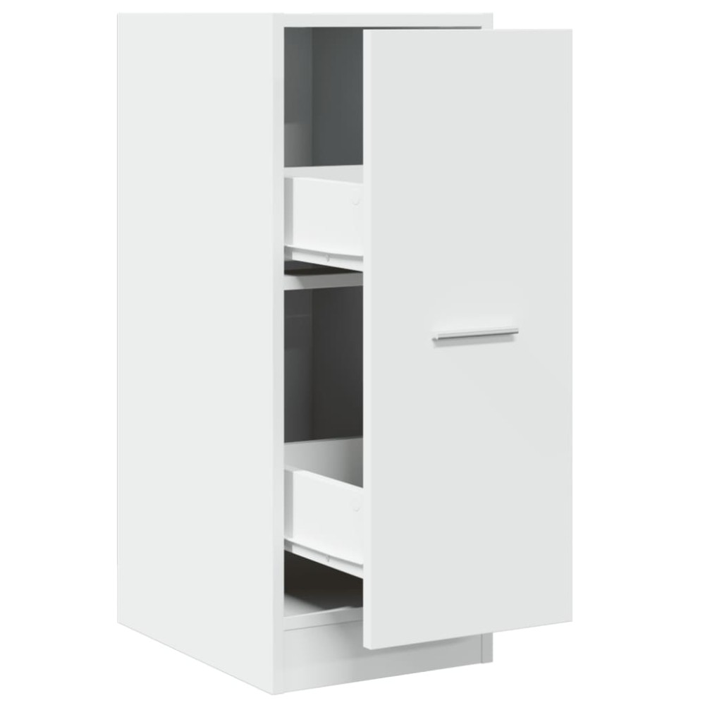 vidaXL Dulap de farmacie, alb, 30x41x77,5 cm, lemn prelucrat