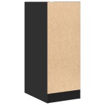 vidaXL Dulap de farmacie, negru, 30x41x77,5 cm, lemn prelucrat