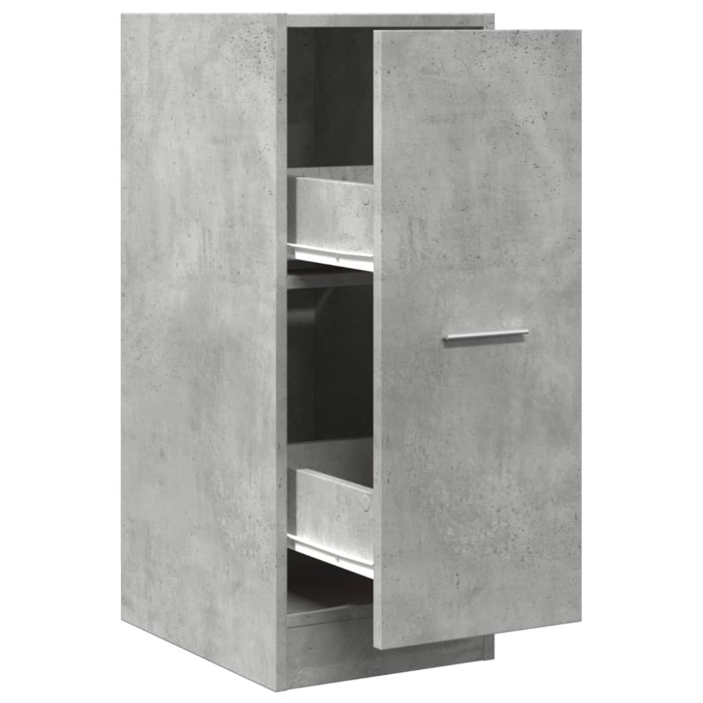 vidaXL Dulap de farmacie, gri beton, 30x41x77,5 cm, lemn prelucrat