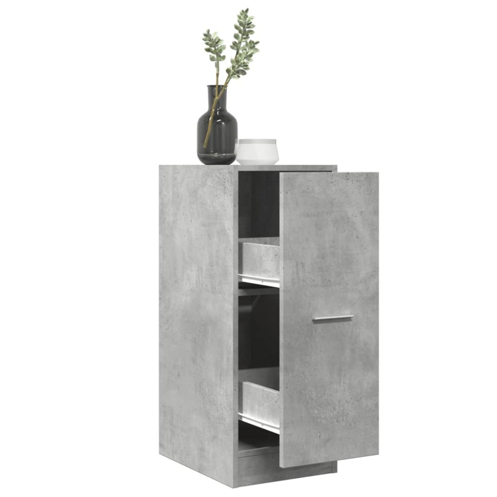 vidaXL Dulap de farmacie, gri beton, 30x41x77,5 cm, lemn prelucrat