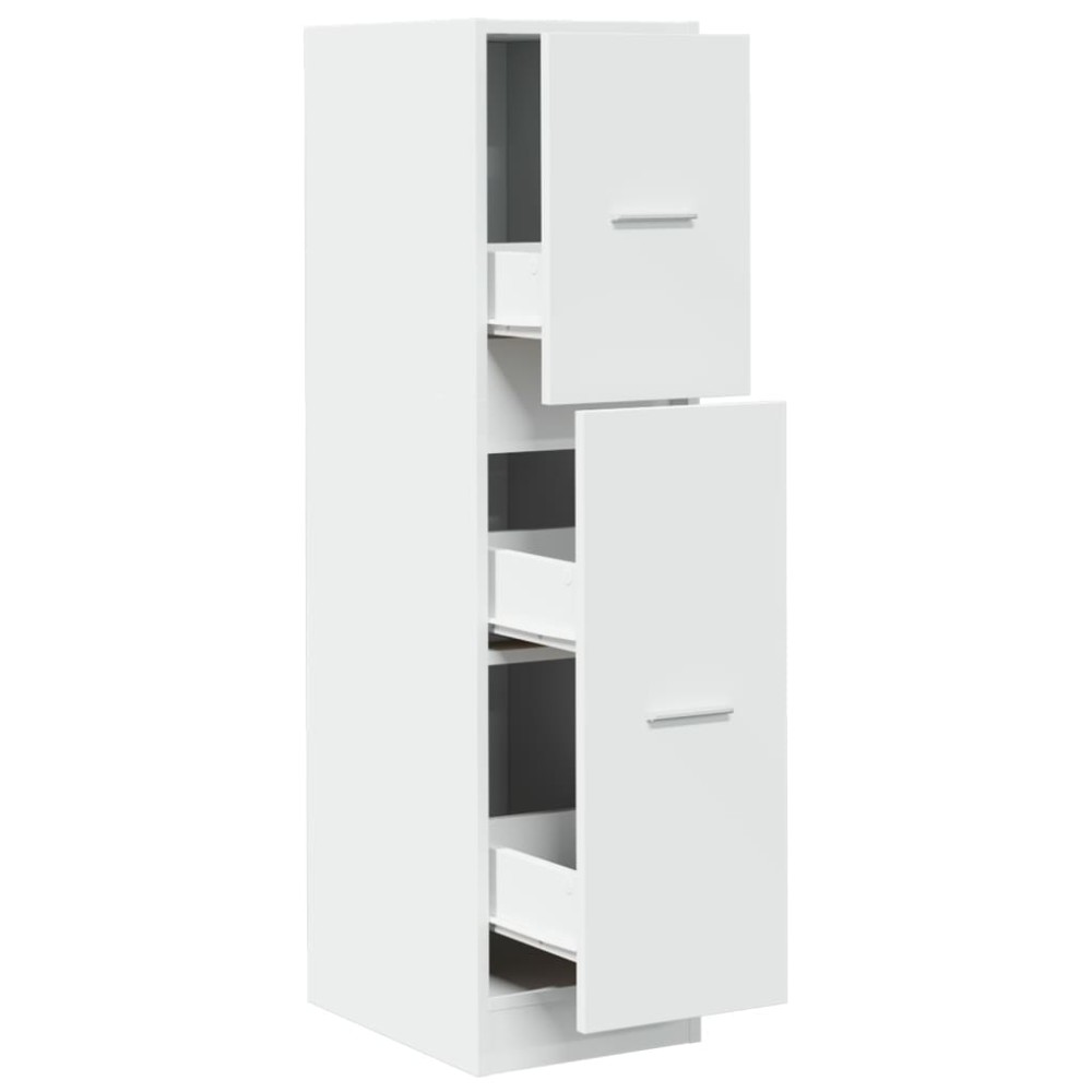 vidaXL Dulap de farmacie, alb, 30x41x118 cm, lemn prelucrat