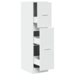 vidaXL Dulap de farmacie, alb, 30x41x118 cm, lemn prelucrat vidaXL Dulap de farmacie, alb, 30x41x118 cm, lemn prelucrat