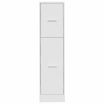 vidaXL Dulap de farmacie, alb, 30x41x118 cm, lemn prelucrat vidaXL Dulap de farmacie, alb, 30x41x118 cm, lemn prelucrat