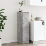 vidaXL Dulap de farmacie, gri beton, 30x41x118 cm, lemn prelucrat vidaXL Dulap de farmacie, gri beton, 30x41x118 cm, lemn prelucrat