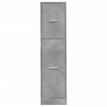 vidaXL Dulap de farmacie, gri beton, 30x41x118 cm, lemn prelucrat vidaXL Dulap de farmacie, gri beton, 30x41x118 cm, lemn prelucrat