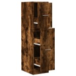 vidaXL Dulap de farmacie stejar fumuriu, 30x41x118 cm, lemn prelucrat vidaXL Dulap de farmacie stejar fumuriu, 30x41x118 cm, lemn prelucrat