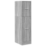 vidaXL Dulap de farmacie, sonoma gri, 30x41x118 cm, lemn prelucrat vidaXL Dulap de farmacie, sonoma gri, 30x41x118 cm, lemn prelucrat
