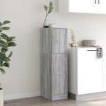 vidaXL Dulap de farmacie, sonoma gri, 30x41x118 cm, lemn prelucrat vidaXL Dulap de farmacie, sonoma gri, 30x41x118 cm, lemn prelucrat