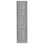 vidaXL Dulap de farmacie, sonoma gri, 30x41x118 cm, lemn prelucrat vidaXL Dulap de farmacie, sonoma gri, 30x41x118 cm, lemn prelucrat