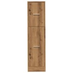 vidaXL Dulap farmacie, stejar artizanal, 30x41x118 cm, lemn prelucrat