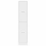 vidaXL Dulap de farmacie, alb, 30x41x144,5 cm, lemn prelucrat vidaXL Dulap de farmacie, alb, 30x41x144,5 cm, lemn prelucrat