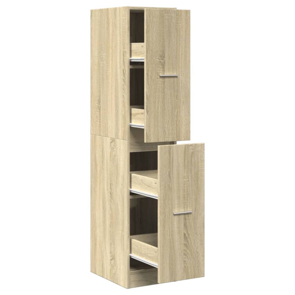 vidaXL Dulap de farmacie, stejar sonoma, 30x41x144,5 cm lemn prelucrat