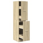 vidaXL Dulap de farmacie, stejar sonoma, 30x41x144,5 cm lemn prelucrat vidaXL Dulap de farmacie, stejar sonoma, 30x41x144,5 cm lemn prelucrat