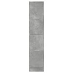 vidaXL Dulap de farmacie, gri beton, 30x41x144,5 cm, lemn prelucrat