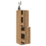 vidaXL Dulap farmacie, stejar artizanal, 30x41x144,5cm, lemn prelucrat vidaXL Dulap farmacie, stejar artizanal, 30x41x144,5cm, lemn prelucrat
