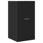 vidaXL Dulap de farmacie, negru, 40x41x77,5 cm, lemn prelucrat