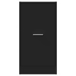 vidaXL Dulap de farmacie, negru, 40x41x77,5 cm, lemn prelucrat