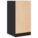 vidaXL Dulap de farmacie, negru, 40x41x77,5 cm, lemn prelucrat