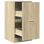 vidaXL Dulap de farmacie, stejar sonoma, 40x41x77,5 cm lemn prelucrat vidaXL Dulap de farmacie, stejar sonoma, 40x41x77,5 cm lemn prelucrat