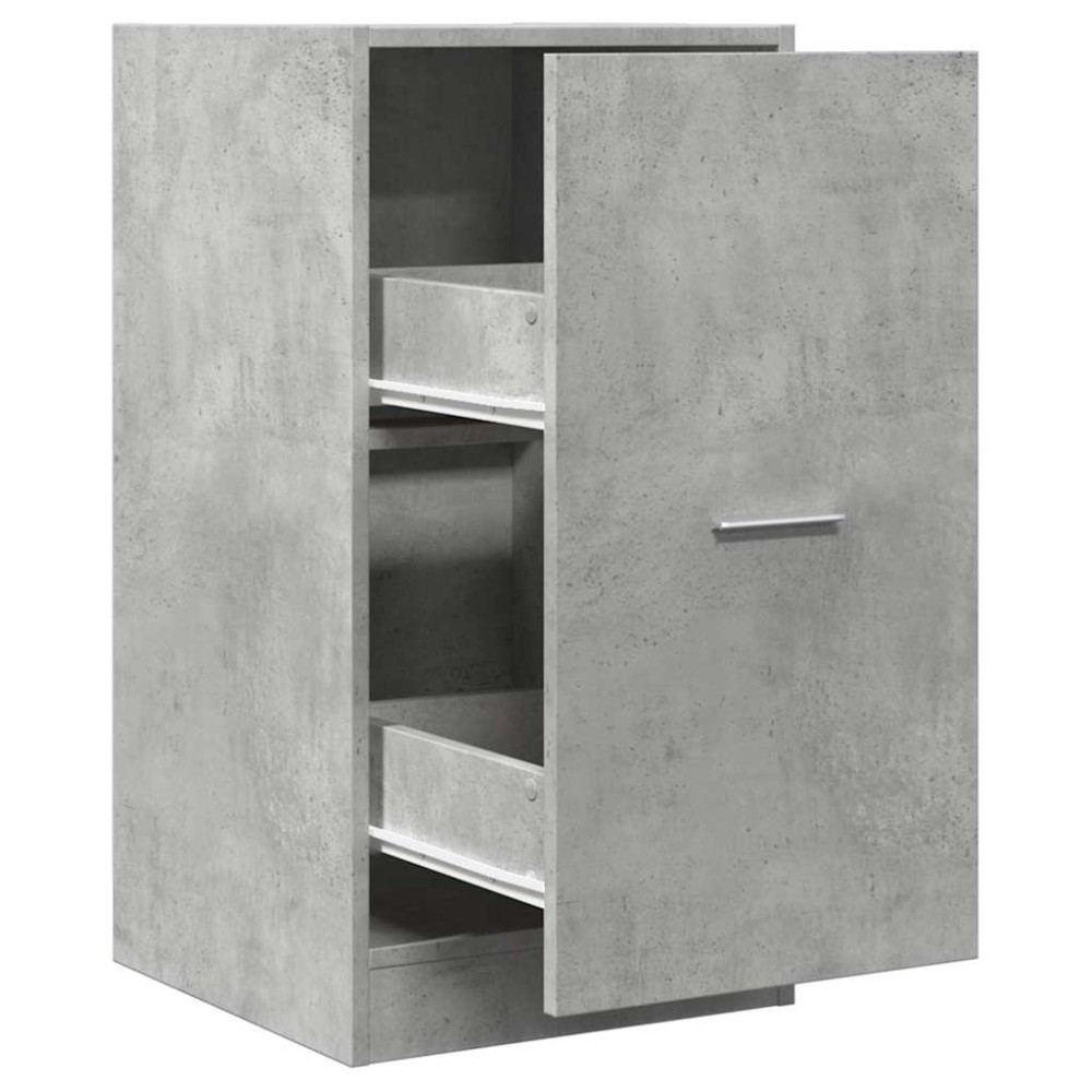 vidaXL Dulap de farmacie, gri beton, 40x41x77,5 cm, lemn prelucrat