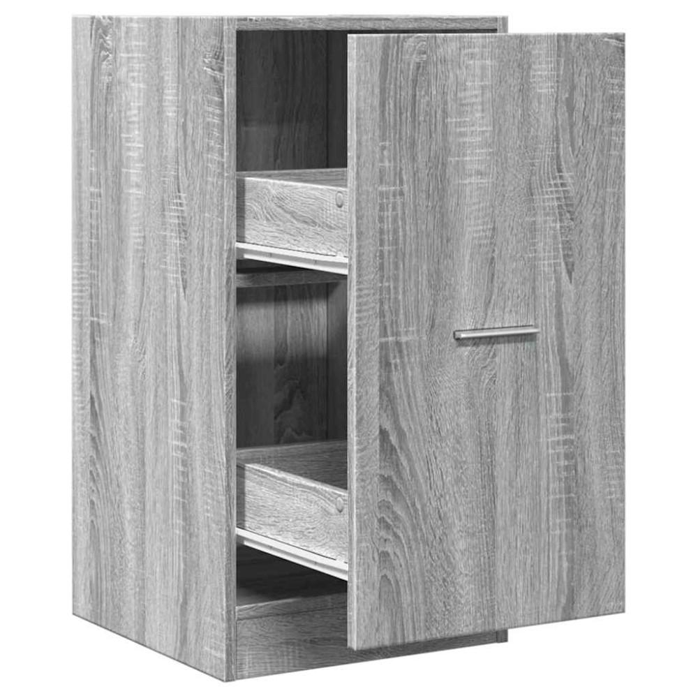 vidaXL Dulap de farmacie, sonoma gri, 40x41x77,5 cm, lemn prelucrat
