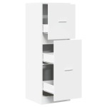 vidaXL Dulap de farmacie, alb, 40x41x118 cm, lemn prelucrat vidaXL Dulap de farmacie, alb, 40x41x118 cm, lemn prelucrat